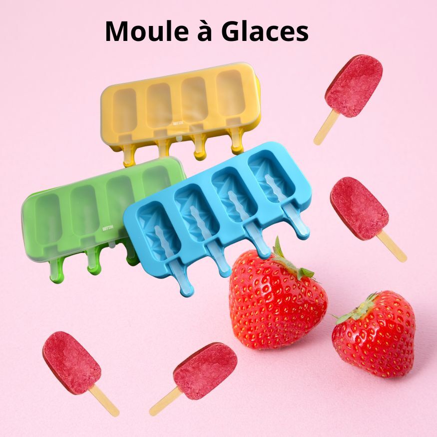 Set of 3 ice cream molds