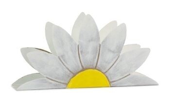 Porte-serviette fleur 16x8 cm UE 4 1