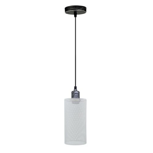 Industrial Hanging White Pattern Lamp shade Metal Loft Nordic Party Decor Lampion~3444