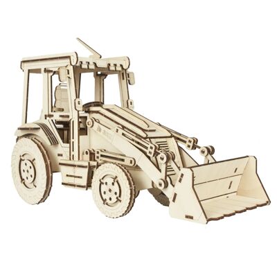 Construction kit Excavator- wood