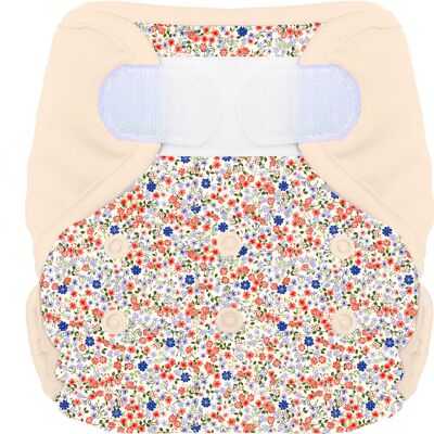 washable diaper - liberty cream