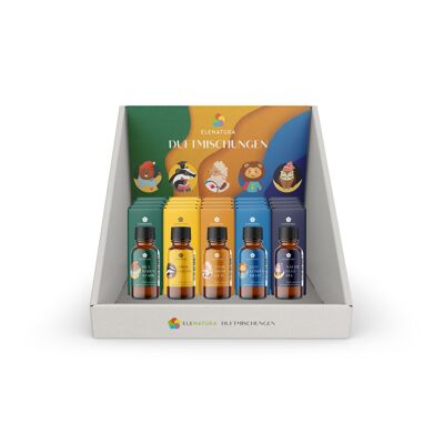 Display children's fragrances fragrance mixtures