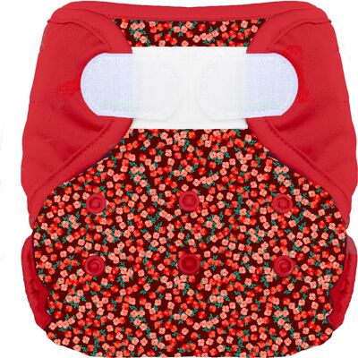 washable diaper - poppy