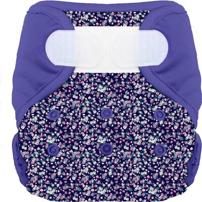 washable diaper - purple liberty