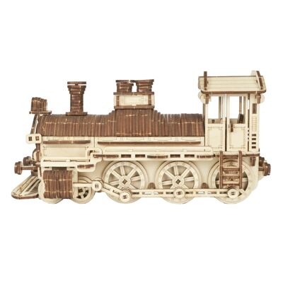 Kit de construction Locomotive en bois