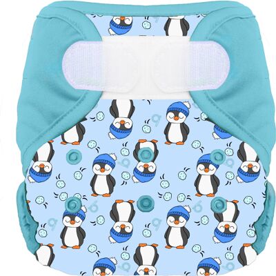 pañal lavable - pingüino