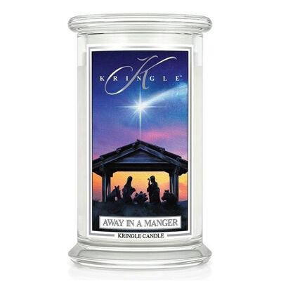 Away In A Manger Vela Perfumada Grande