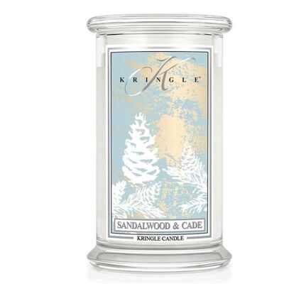 Sandalwood & Cade Large scented candle
