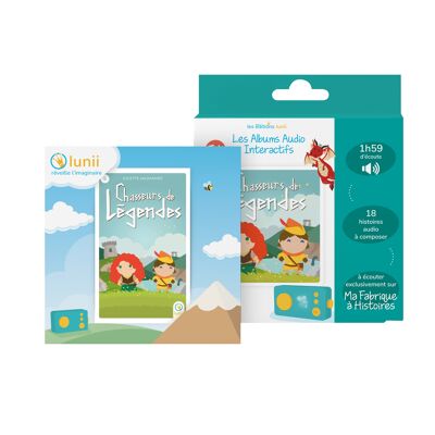 Lunii Coffret Dino Dino Livre audio interactif dès 3 ans à écouter sur Ma  Fabrique à Histoires - Livre interactif - Achat & prix