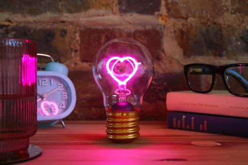 Cordless Heart Lightbulb