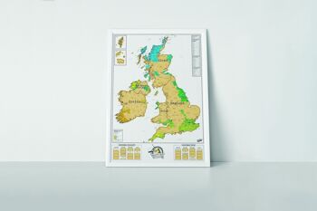 Carte à gratter des îles britanniques 2