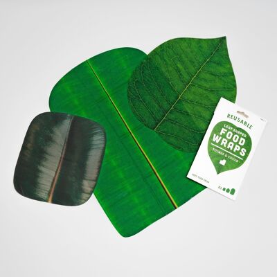 Leaf Shaped Beeswax Wraps