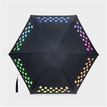 Parapluie à changement de couleur compact 1
