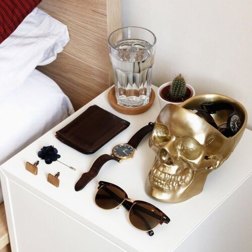 Skull Tidy Gold