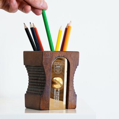 Sharpener Desk Tidy Dark