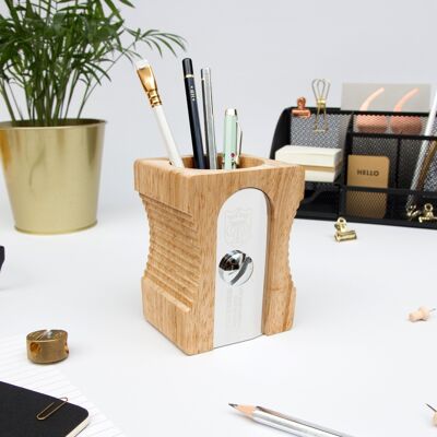 Rangement de bureau pour taille-crayon