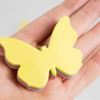 Notas adhesivas de mariposa 3D