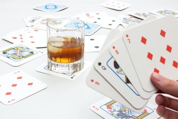 Tapis de boissons pour cartes à jouer 4