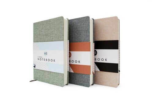 Linen Notebook Slate