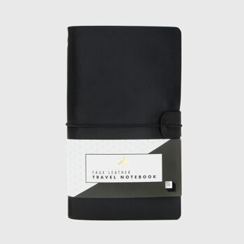 Carnets Simili Cuir Noir 1