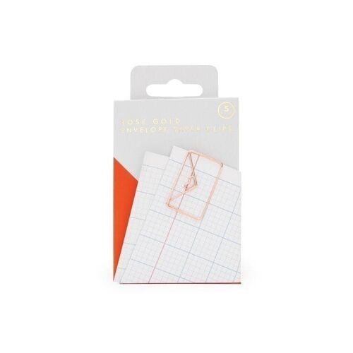 Fun Paper Clips 5 Rose Envelopes