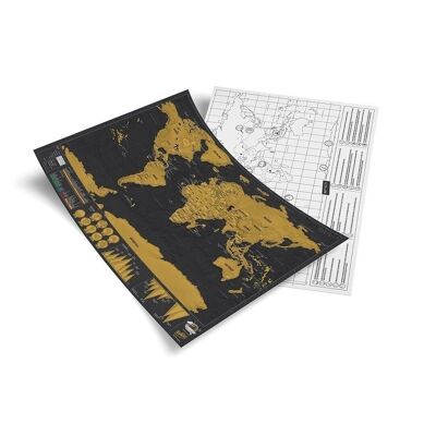 Scratch map - travel deluxe edition