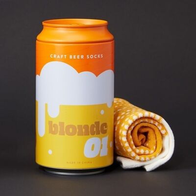 Craft beer socks lager - blonde