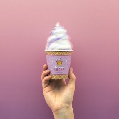 EISCREME SOCKEN BLUEBERRY RIPPLE