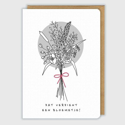 Just like that | Greeting card 'Bouquet'