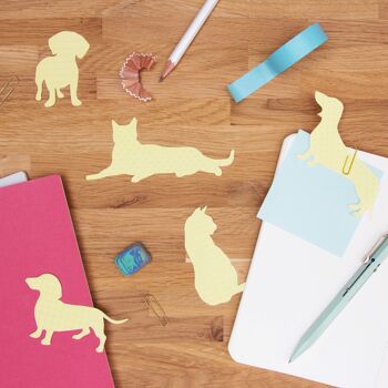 CHIENS CHATS ET CHIENS NOTES STICKY 4