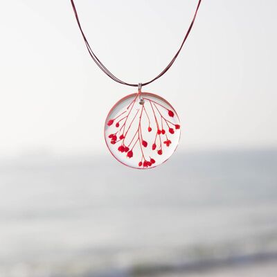 Red Flowers Pendant