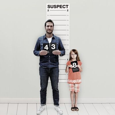 Mugshot Height Chart