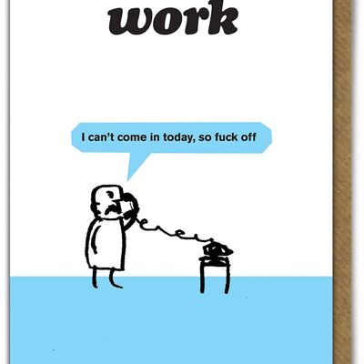 Work Fuck Off Card