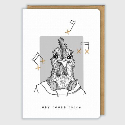Birthday | Greeting card 'Cool chick'