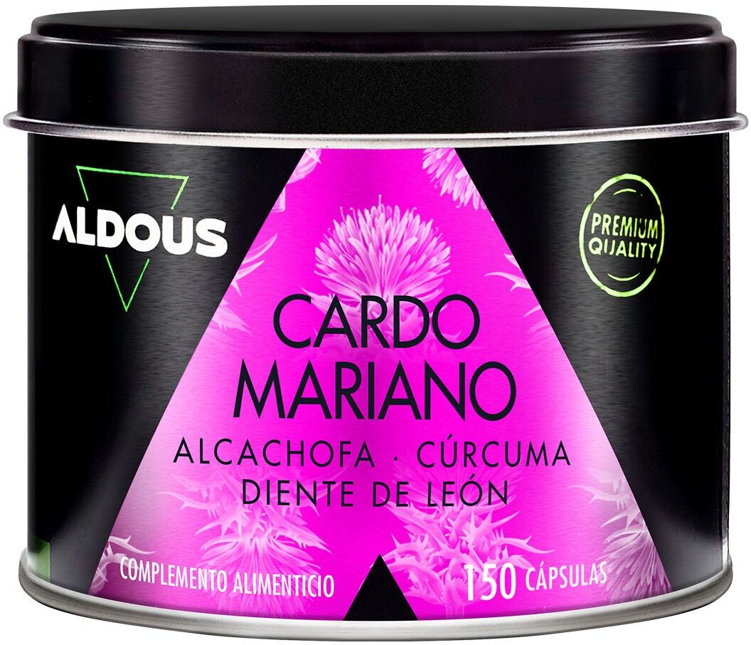 Cardo Mariano con Carciofo, Curcuma, Tarassaco e Desmodium Aldous | 150 capsule
