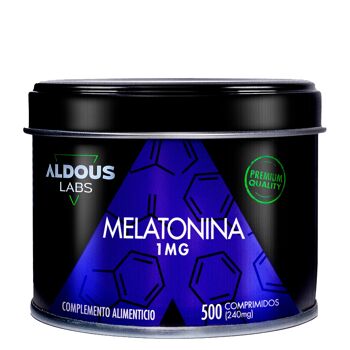 Mélatonine pure 1 mg Aldous Labs | 500 comprimés 1