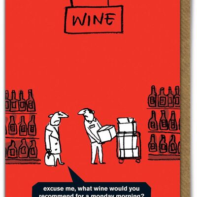 Monday Morning Wine Card