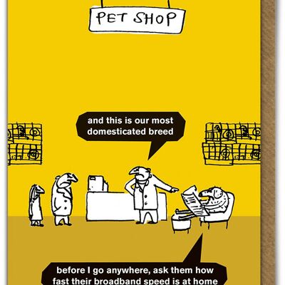 Dogs Pet Shop Card