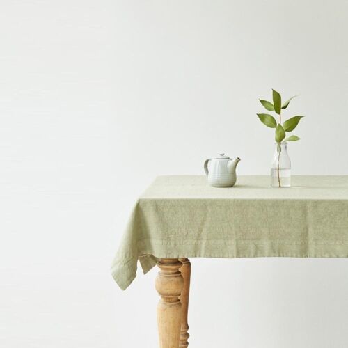 Sage Linen Tablecloth