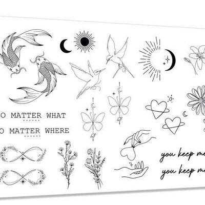 Tatouage éphémère Matching tattoos