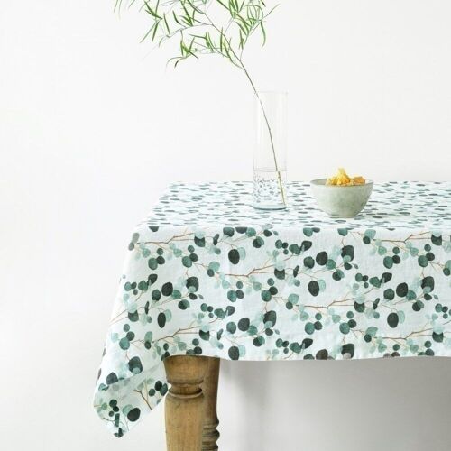Eucalyptus Linen Tablecloth