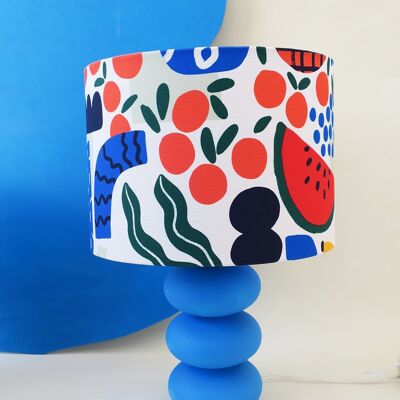 Wavy Lamp & Tutti Frutti Lampshape