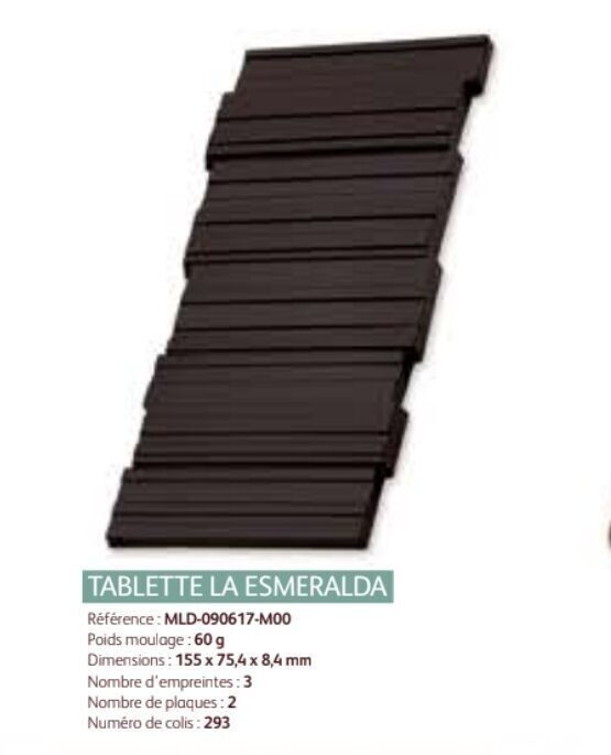 CACAO BARRY - STAMPO_CONFEZIONE N°293_LA ESMERALDA TAVOLETTA