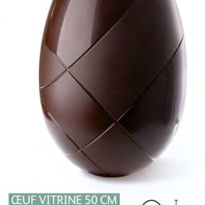 CACAO BARRY - MOLD_PACKAGE N°304_OEUF 50 CM (1 HALF SMOOTH / 1 HALF SAND)