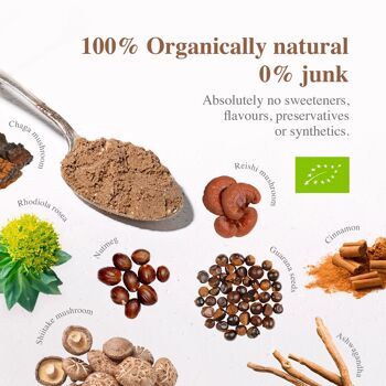 Organic Dirt - Une alternative au café avec des adaptogènes pour la concentration, le calme et la productivité 4