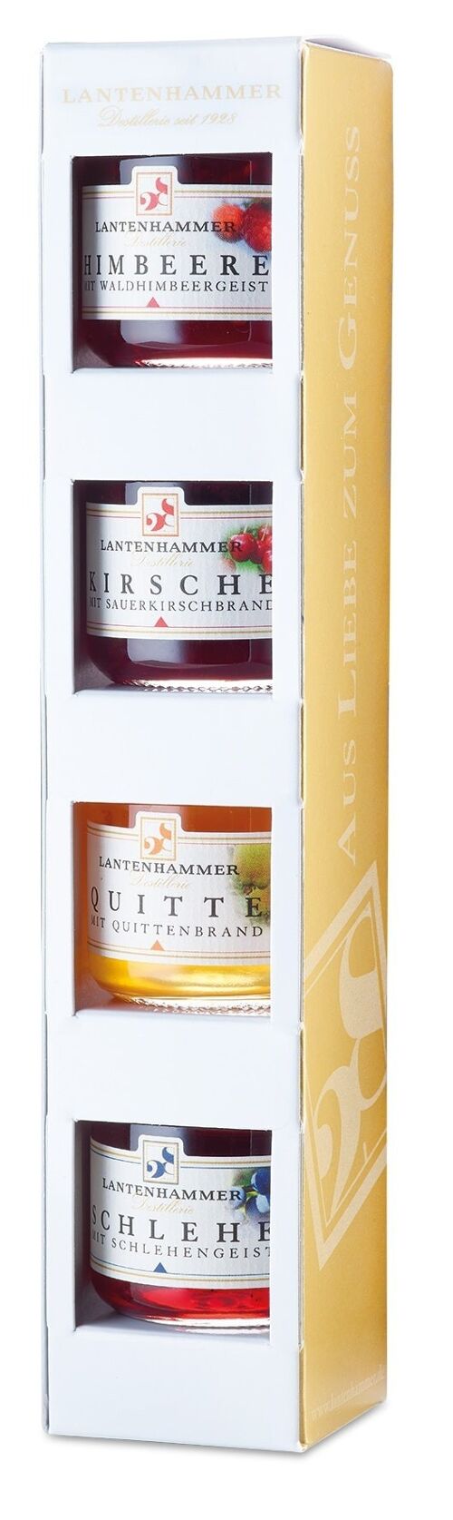 LANTENHAMMER Marmeladen 4er mini Set 4 x 50g im Geschenkkarton