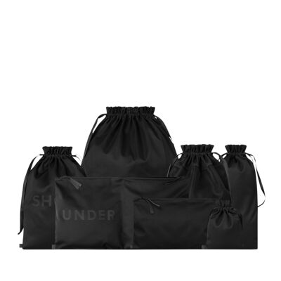 Travel Bag Set (7 pcs) Black