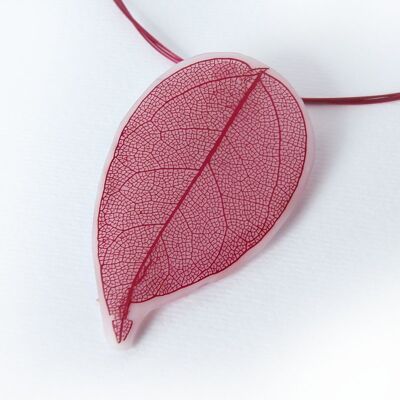 Violet Leaf Pendant