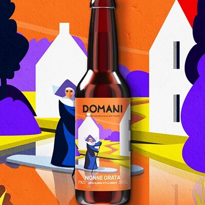 NONNE GRATA Blonde Abbaye 7 ° - Biere Bio -