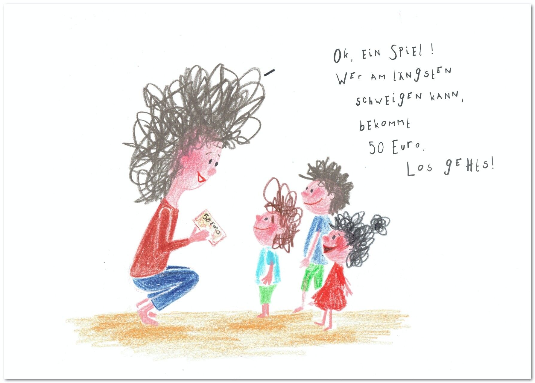 Postkarte "50 Euro" - Edition Thais